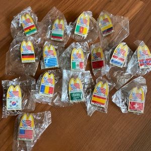 New World Cup USA 94 McDonald’s pins set of 16